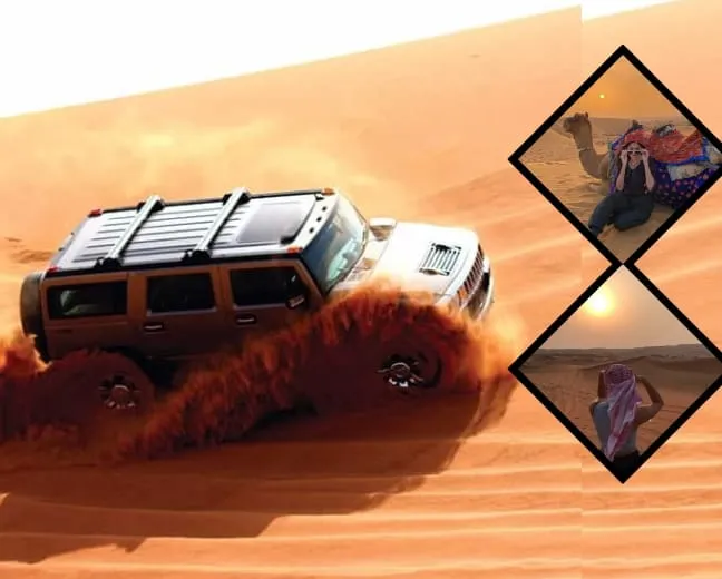 Hummer desert drive Dubai